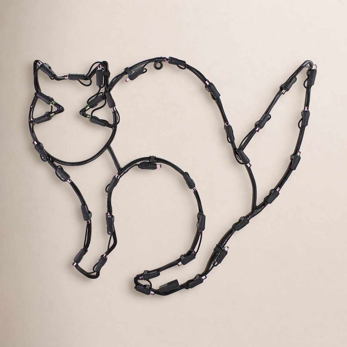 The Holiday Aisle® 18" Halloween Cat Lighted Window Decor & Reviews